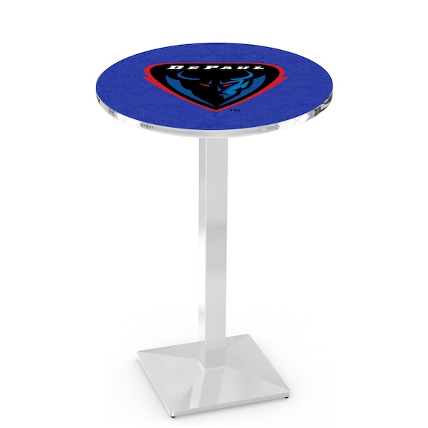42" Chrome DePaul Pub Table